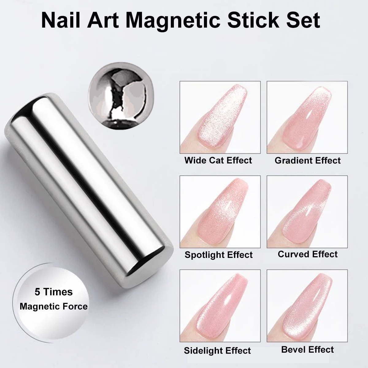 2pcs Magnet Steel Ball Nail Ar - Contour Palette Stick recension och pris