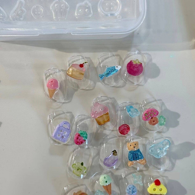 Small 3D Button Manicure Mold  - Contour Palette Stick recension och pris