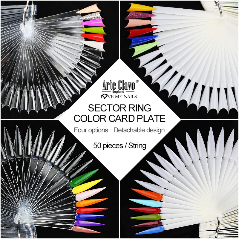 50Pcs False Nail Display Stick - Contour Palette Stick recension och pris