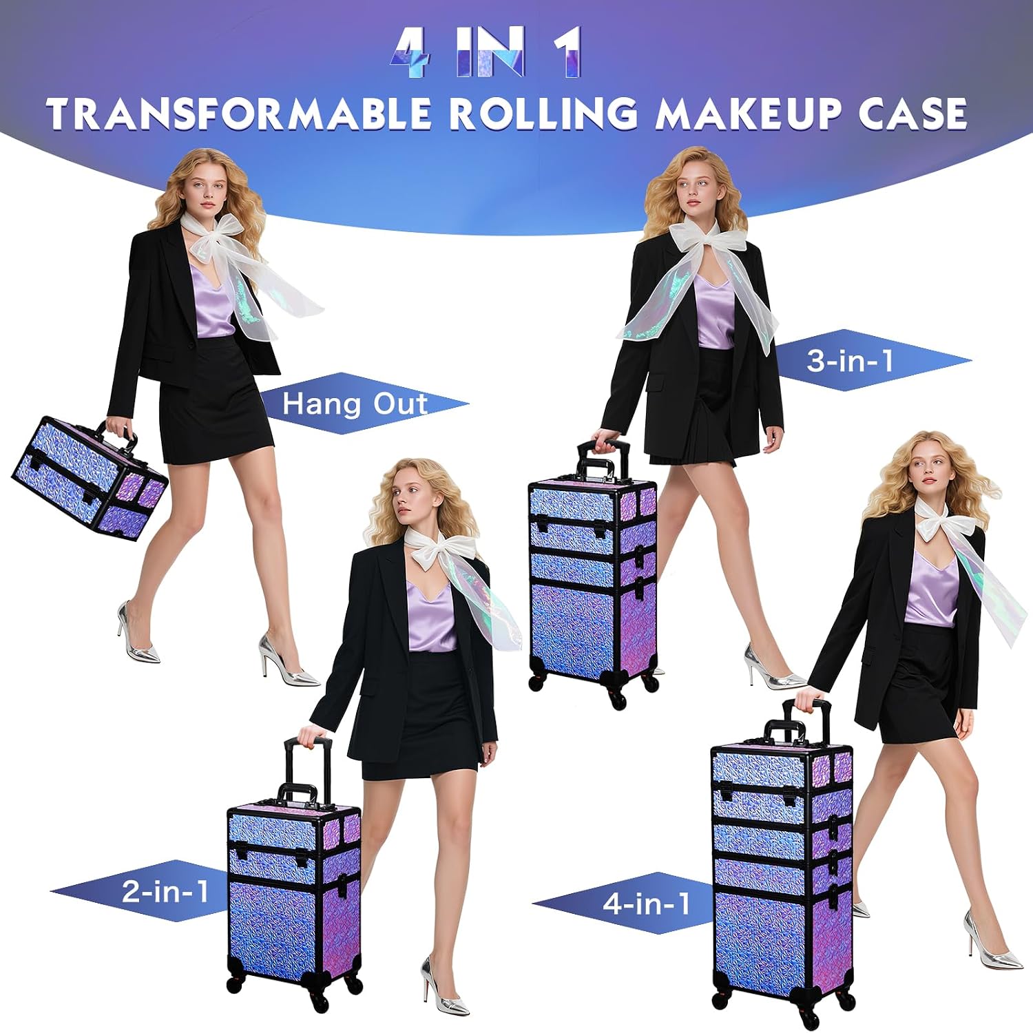 Rolling Makeup Train Case, Lar - Beauty & Makeup Katia Di Paola recension och pris