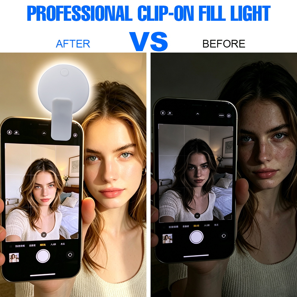 Portable Clip On Selfie Fill L - Beauty No Makeup recension och pris