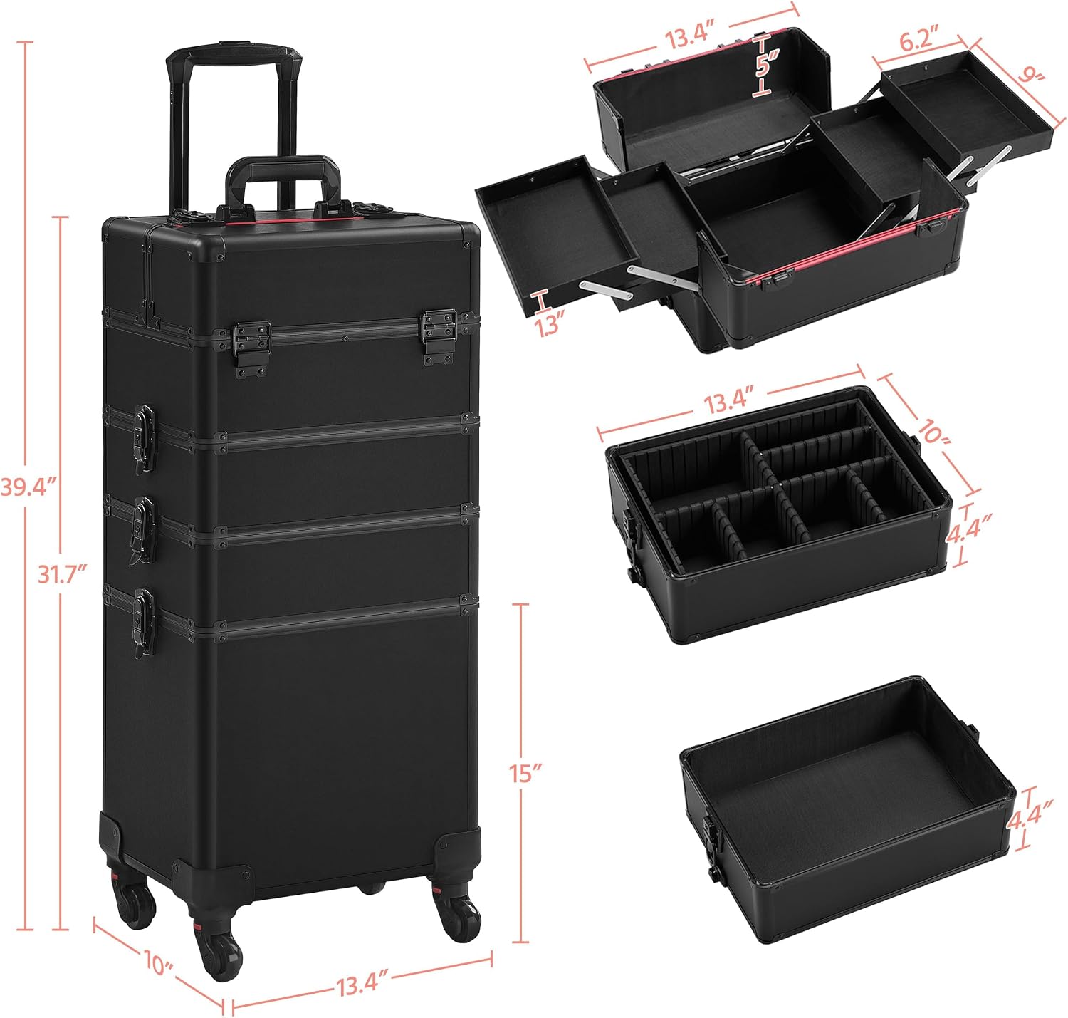 Rolling Makeup Train Case, Cos - Beauty & Makeup Katia Di Paola recension och pris