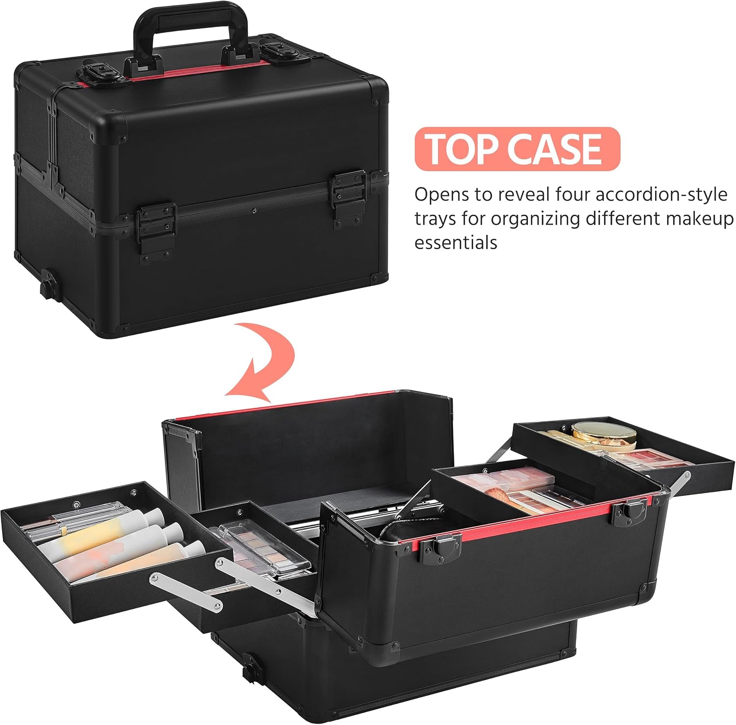 Rolling Makeup Train Case, Cos - Beauty & Makeup Katia Di Paola recension och pris