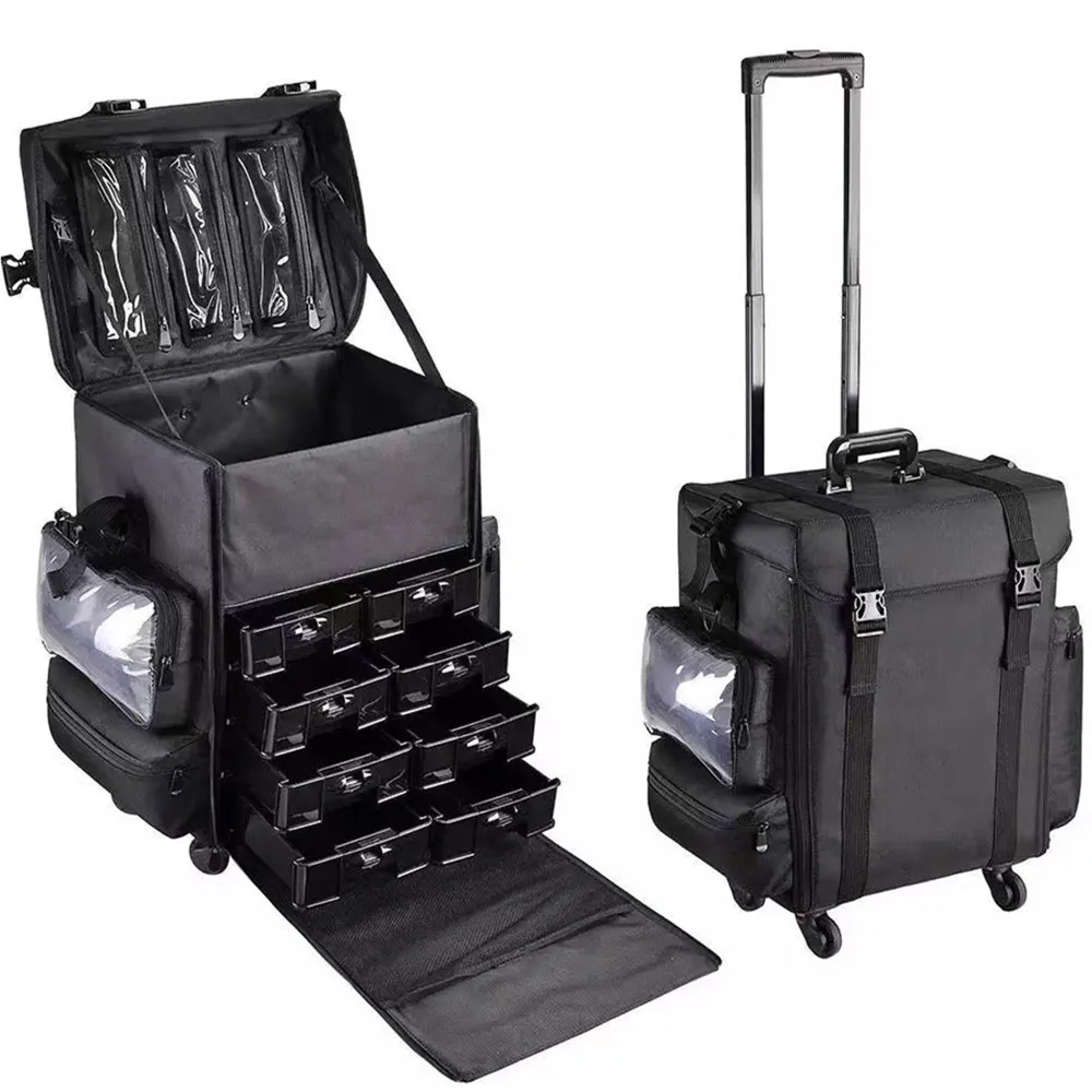 Set Travel Makeup  Trolley Cas - Beauty Makeup Vanity Set recension och pris
