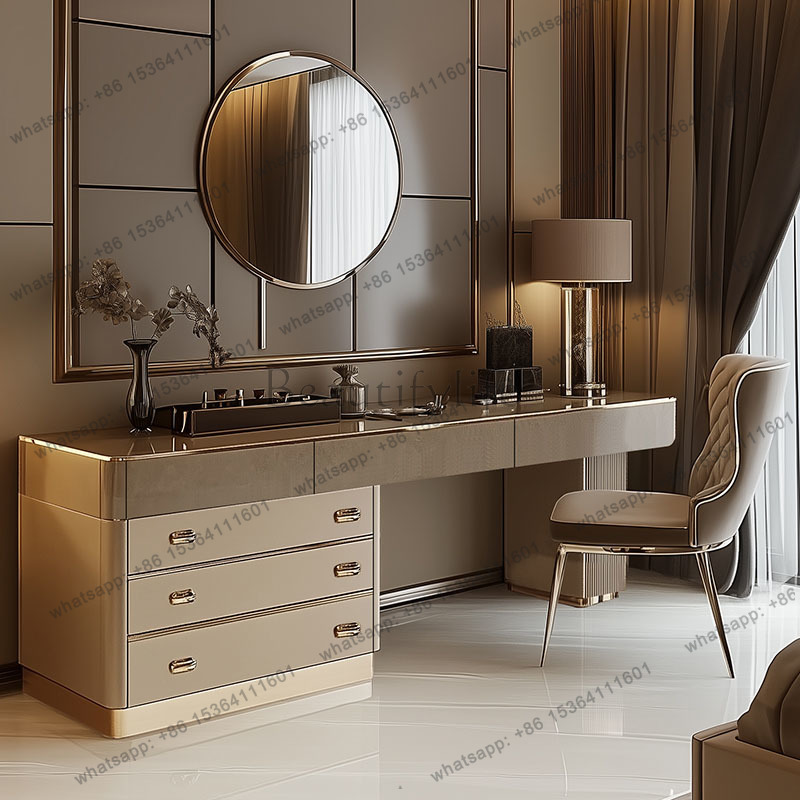 Full Set Wooden Vanity Table N - Beauty Makeup Vanity Set recension och pris